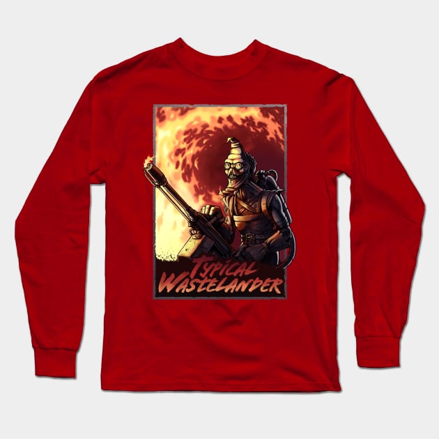 Typical Wastelander Long Sleeve T-Shirt by Duvalezz